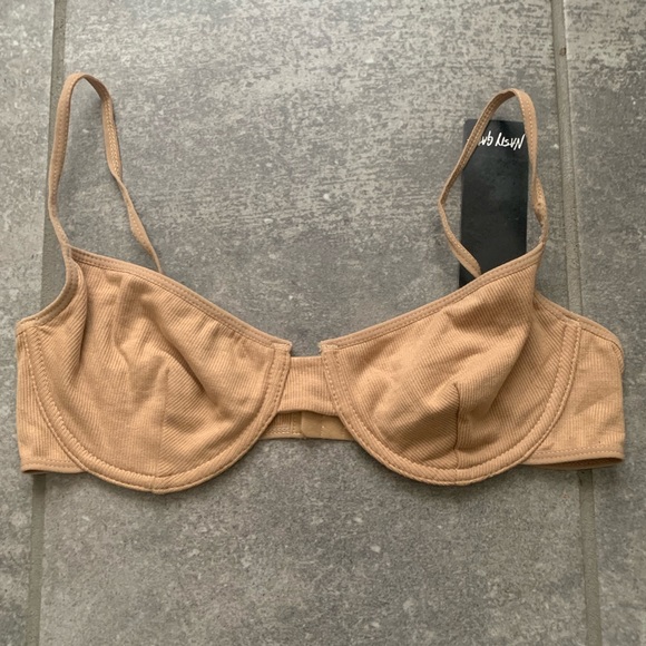 Nasty Gal Other - NWT Nasty Gal Ribbed Underwire Bralette